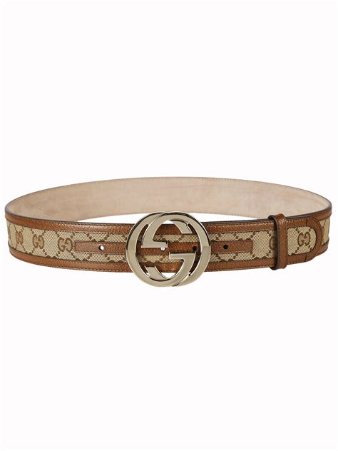 gucci interlocking g belt brown|gucci interlocked embossed belt.